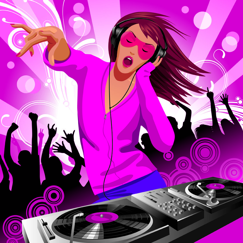 free vector Free Vector Musical Theme of the Trend of Illustration 5